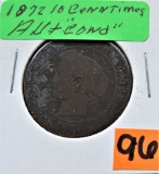 1872 10 Centimes