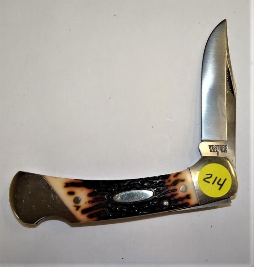 Western USA 542E 3 1/2" Folding Knife