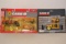 diecast case tractor & scrappers (1/64 scale) & case tractor & disk