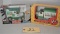 2 diecast advertising auto banks W/box