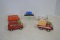 4 toy vehicles & 1 Avon cologne RV