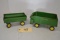 2 JD metal wagons