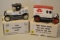 Ertl diecast auto banks (1918 runabout, 1920 truck) W/boxes