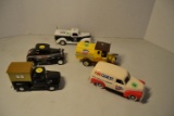 5 diecast collector cars
