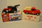 Ertl diecast auto bank & Liberty diecast auto bank W/boxes