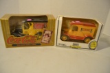 Coca-Cola diecast bank & Ertl diecast auto bank (1913 Model T) W/boxes