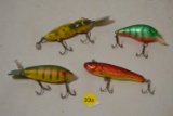 4 fishing lures