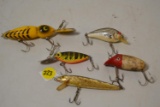 5 fishing lures