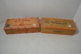 2 cigar boxes