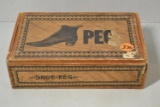 Shoe Peg cigar box