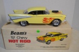 Jim Beam 1957 Chevy Hot Rod decanter W/box