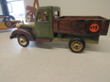 Green and Brown Wooden Truck