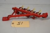 red- Ertl metal 4 bottom plow