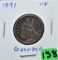 1891 Quarter Dollar