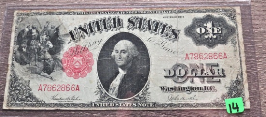 1917 Series $1 Bank Note