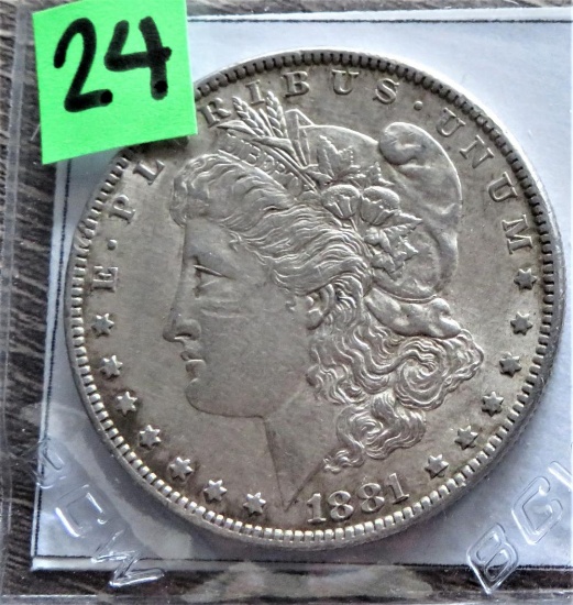 1881-P Morgan Dollar