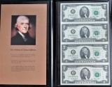 Page of $2 Bills (4 Total)