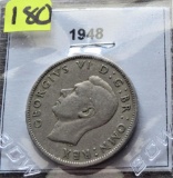 1948 2 Shilling Silver