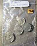 (8) Full Date Buffalo Nickels