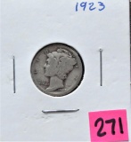 1923 Mercury Dime