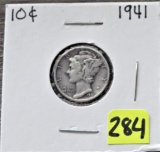 1941 Mercury Dime