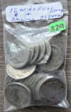 12 Full Date, 9 Smooth Buffalo Nickels