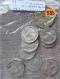 9 Full Date Buffalo Nickels, 1 2000P Sacagawea Dollar