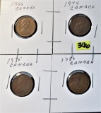 (4) Canadian Cents