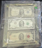US Historic Currency Collection (3 Bills)