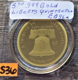 2022 Cook Island  1/32 oz gold piece