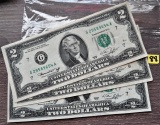 (3) 1976 $2 Bills