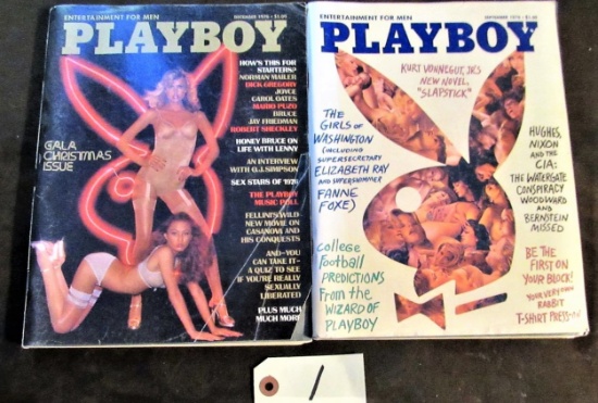 Playboy Sep, Dec 76