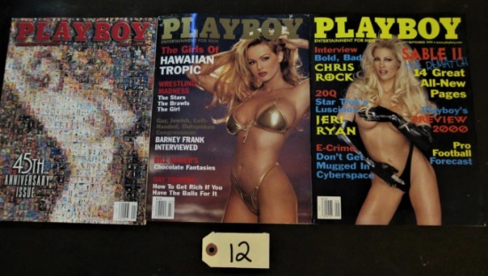 Playboy Jan, July, Sep 99