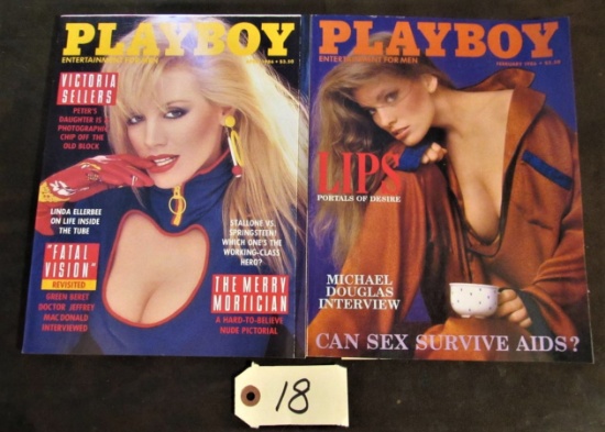 Playboy Feb, Apr 86