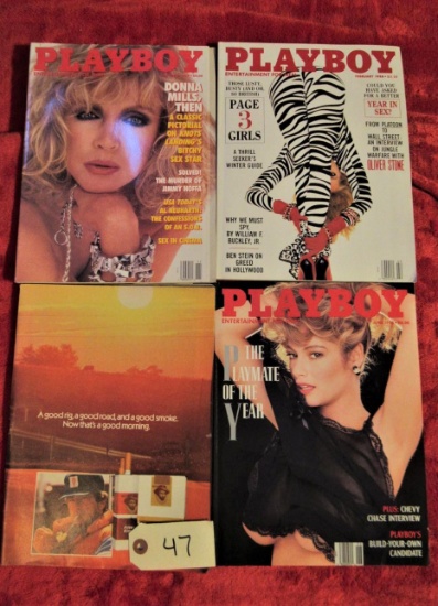 Playboy Feb, Nov, June 88