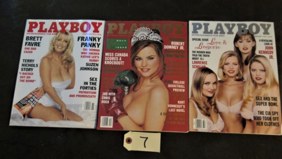 Playboy Nov, Dec, Feb 97
