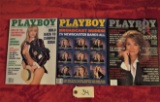 Playboy Oct, July, Dec 89