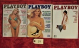 Playboy Dec 91, June 91, Oct 92