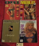 Penthouse Sep 89, Aug 91, Male, Oui Aug 79