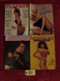 Playboy Mar 86, & 3 Playboy Special Editions