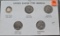 5 Coin United States Type Nickels