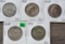 (5) Franklin Half Dollars