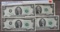 (4) 1976 $2 Federal Reserve Notes