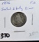 1867 Seated Liberty Dime