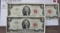 (3) $2 United States Notes -Red Seal