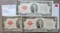 (3) $2 United States Notes -Red Seal