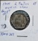 1944 2 Piastres Egypt KM#369 .045oz Silver