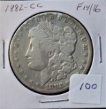 1882-CC Morgan Dollar