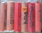 6 Rolls Wheat Cents