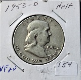 1953-D Franklin Half